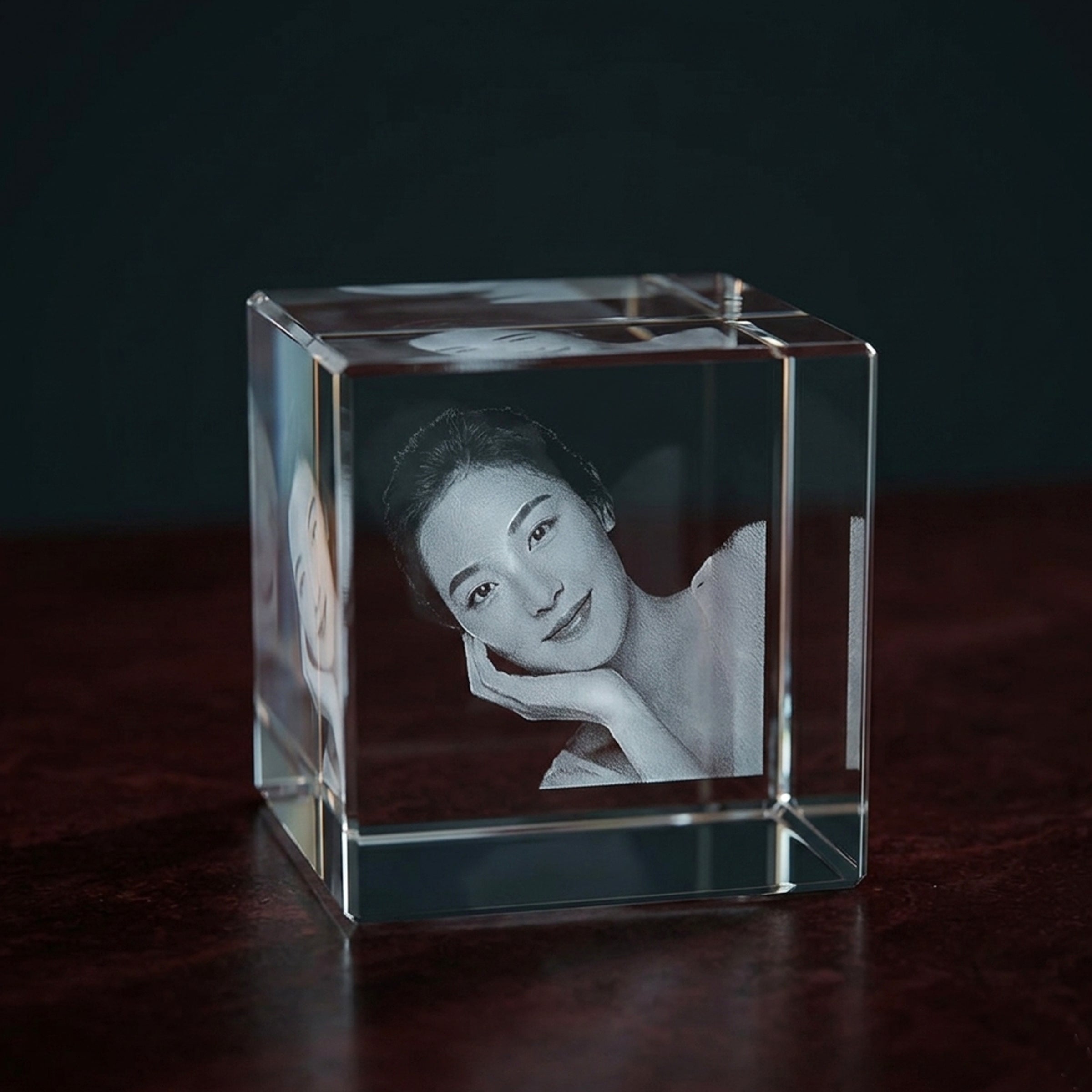 4X4X4--2D Photo Cube Crystal