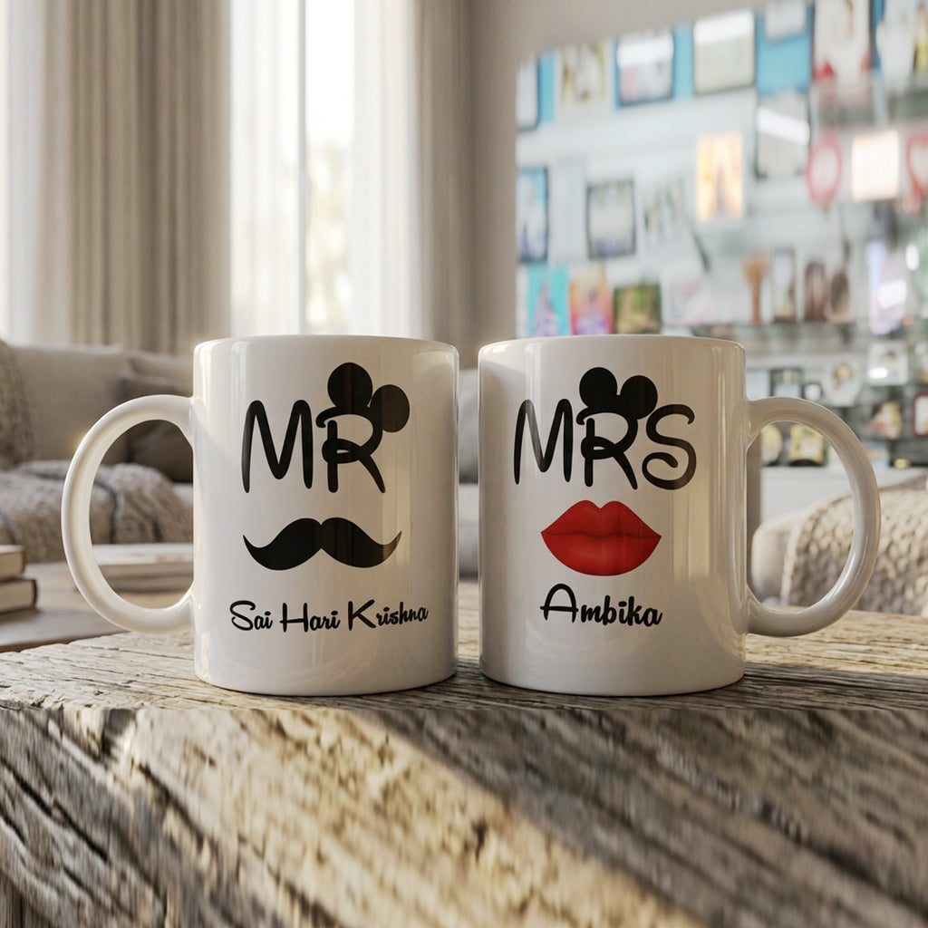 Mr and Mrs Couple Mugs