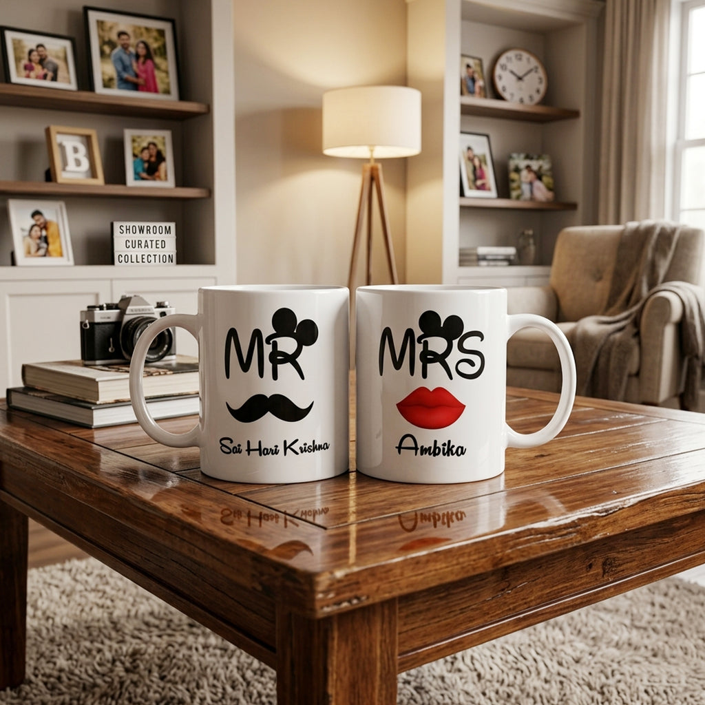 Mr and Mrs Couple Mugs