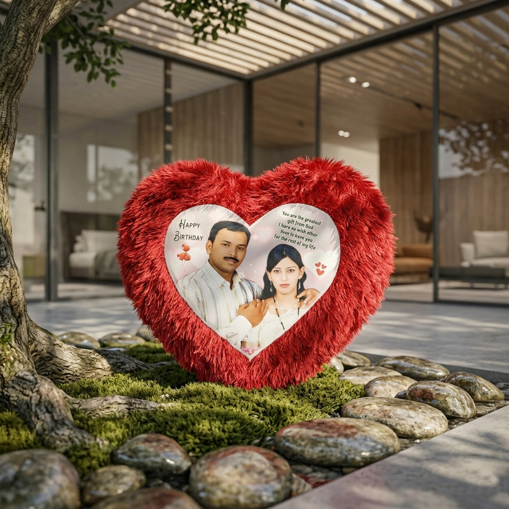 Red Heart Pillow