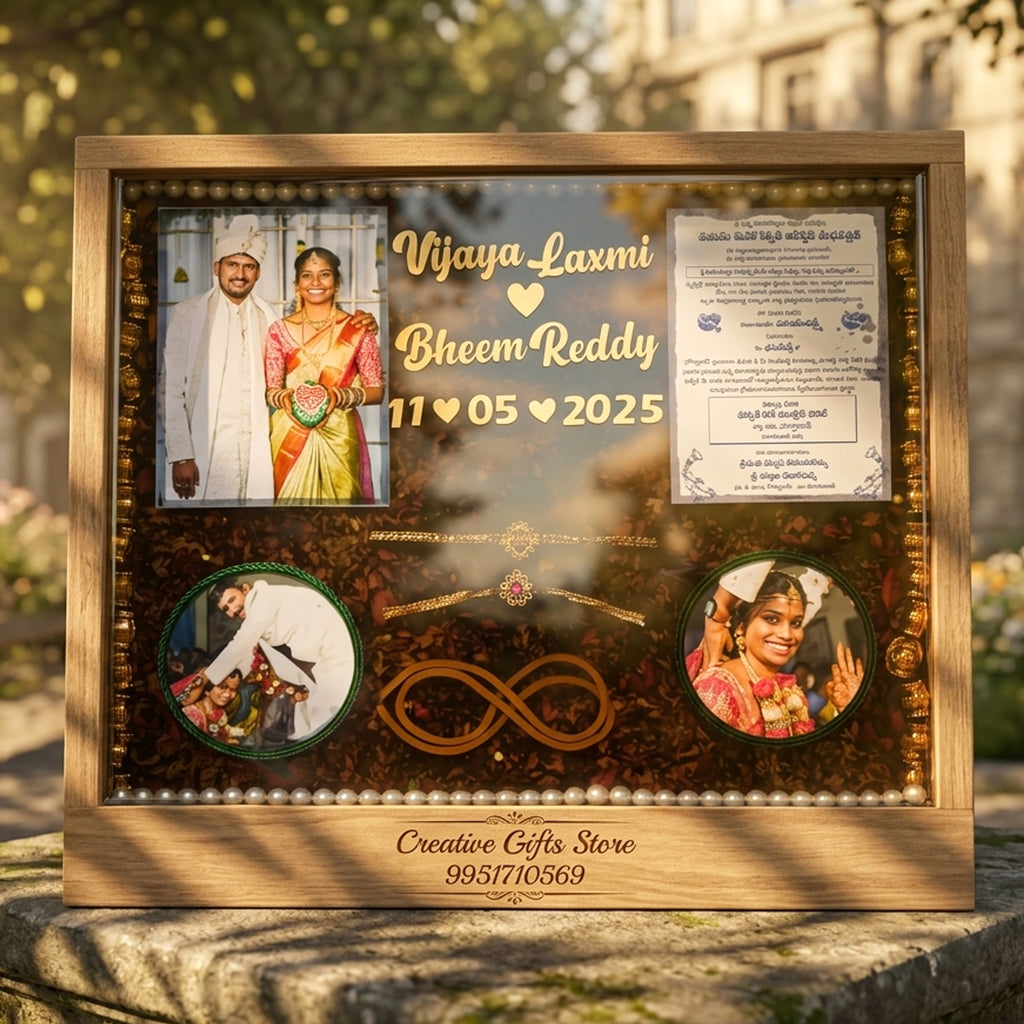 Resin art Varamala Preservation with Photos
