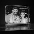 Round Rectangular Photo Crystal