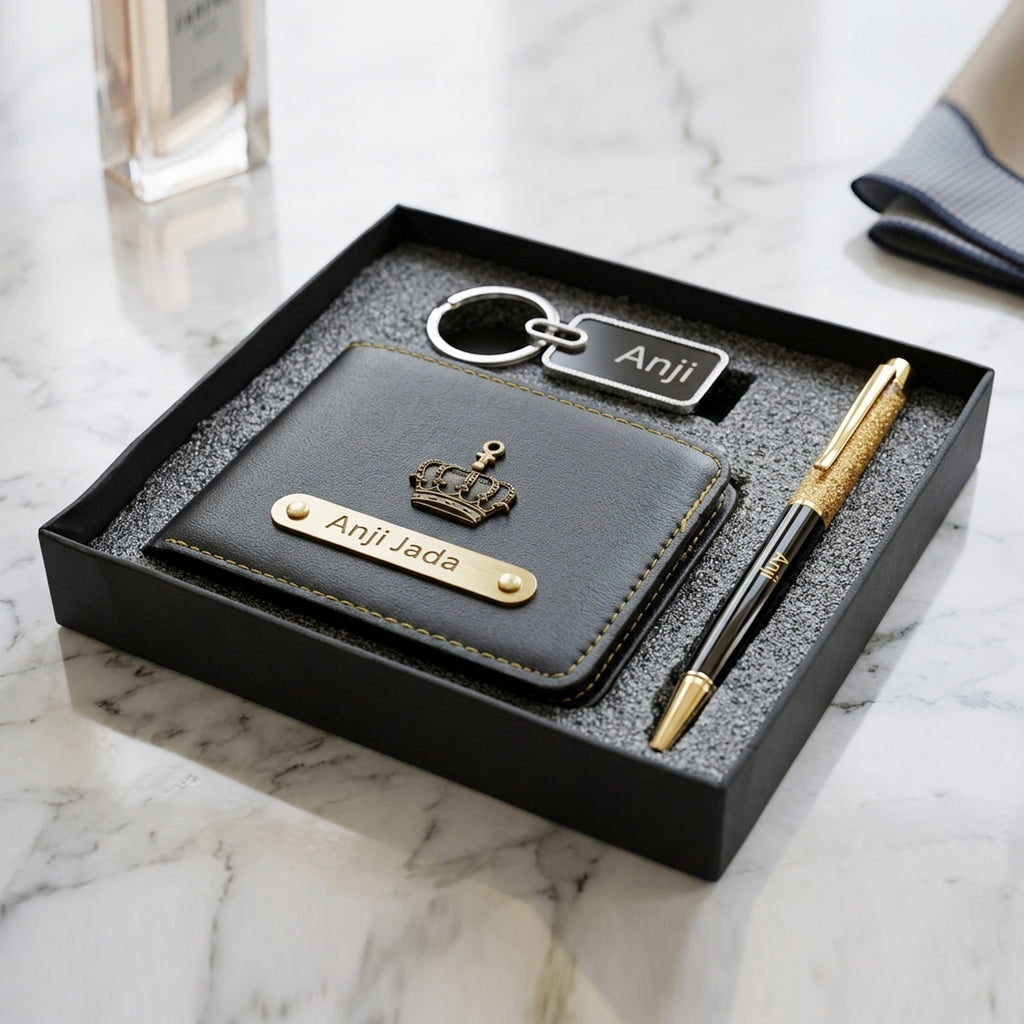 Mens Wallet Combo Set