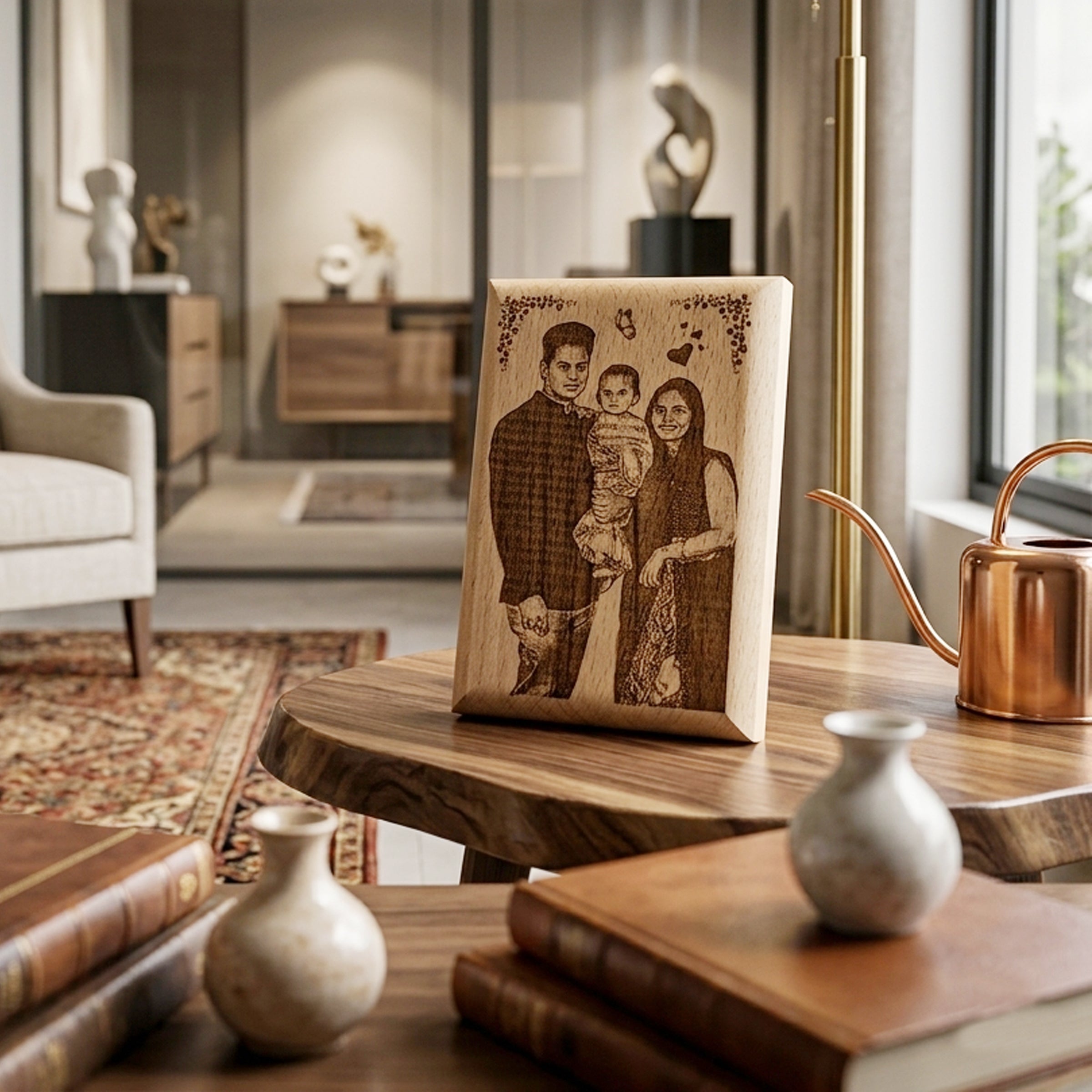 5X7 Photo Wooden Engraving