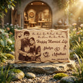 8X12 Photo Wooden Engraving
